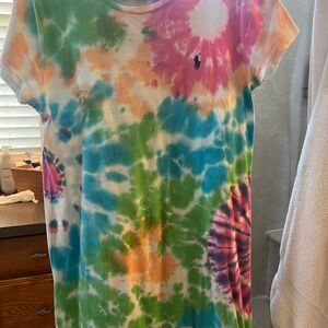 Ralph Lauren Multicolor Tie-Dye Dress